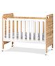 Fisher-Price Romania Baby Crib with Wheels and Adjustable Height 0-3 Years (White, with Mattress)