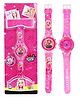 Fiddlerz Kids Digital Wrist Watch with Disco Led Light Glowing Watch 3D Unique Cute Unbreakable Strap Best Birthday Return Gift for Boys Girls