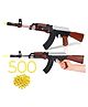 Toysire Ak 47 Toy Shooting Gun for Kids with Laser Light With 500 Bullets Sniper Guns/Rifle Guns/Machine Gun Toy