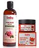 BabyOrgano  Premium Rose Water & Ubtan  Combo | Natural Skin Lightening & Tan Removal Ubtan with Pure Rose Water | Dermatologically Tested | Ayurvedic | 100 g + 200 ml