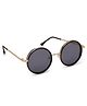 Kidsun 100% UV Protection Round Sunglasses - Black