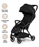 Leclerc Baby Influencer Air - Cabin Friendly Stroller- Flat Reclining Seat- One Touch Fold- (Upto 22Kg)- Black