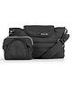 Leclerc Baby Luxury Organiser  Premium Stroller Storage Bag | Easy Clip-On, Stylish & Compact  Black