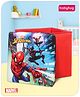 Babyhug Marvel Foldable Storage Box with Lid Spider Man Theme- Red| Collapsible Design| Versatile Use| Toys and Books Organizer