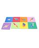 Unimats Floor Puzzle Play Mats Dinosaur Print Multicolour - 8 Pieces