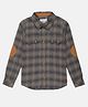 Young Birds Full Sleeves Checked Shirt - Brown
