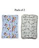 JIN Baby Quilt - Grey & Blue ( Pack of 2 )