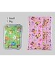 JIN Baby Quilt - Green & Jumbo Pink ( Pack of 2 )