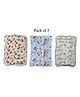 JIN Baby Jumbo Quilt - Grey, Blue & Orange ( Pack of 3 )
