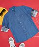 YU by Pantaloons Full Sleeves Checked Shirt - Medium Blue