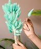 Arte Casa Dark Mint Green Bunny Tails