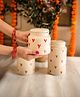 Arte Casa Heart Hug Jar - Set Of 3
