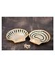 Arte Casa Coastal Shell Platter - Set Of 3