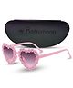 Babymoon Floral Heart Detailed Sunglasses - Pink