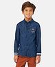 One Friday Full Sleeves Denim Adventure Detailed Shirt - Blue