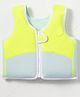 SUNNYLiFE Salty the Shark Swim Vest 1-2 Aqua Neon Yellow