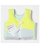 SUNNYLiFE Salty the Shark Swim Vest 2-3 Aqua Neon Yellow