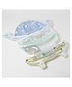 SUNNYLiFE Kids Lie-On Float Burger Boy The Sea Kids Blue-Lime