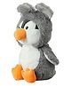 Besties Hoodie Penguin Soft Toy Grey - Height 25 cm