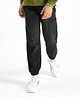 Primo Gino Cotton Woven Full Length Jeans -  Black