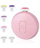 ARCADE TOYS Electric Baby Nail Trimmer Baby Nail Grooming Kit Safe with 6 Grinding Heads - Colour May Vary