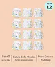 SuperBottoms Premium Muslin DryFeel Langot for 0 - 9M Babies - Bummy Land | Pack of 12 | 0-5kg SuperBottoms Premium Muslin DryFeel Langot for 0 - 9M Babies - Bummy Land | Pack of 12 | 0-5kg