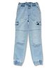 GINI & JONY Woven Full Length Washed Jeans -  Blue