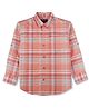 GINI & JONY Cotton Full Sleeves Checks Shirt - Pink