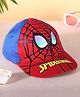 Babyhug Marvel  Summer Cap With Spiderman Graphics - Red
