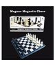 YAMAMA Magnetic Games Magnus Magnetic Chess Board Game With Folding Chess Board Premium Quality Staunton Chess Pieces And Storage Box For Kids And Adults  Multicolor