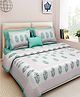 UniqChoice Pure Cotton Jaipuri Traditonal Double BedSheet With 2 Pillow Cover
