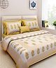 UniqChoice Pure Cotton Jaipuri Traditonal Double BedSheet With 2 Pillow Cover