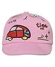 Kid-O-World Car  Embroidered Cotton  Cap - Light Pink
