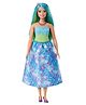 Barbie Royal Doll Butterfly-Print Skirt and Accessories Blue - Height 30 cm