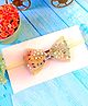 Little Tresses Pearl & Mirror Work Embellished Bow Detailed Headband - Pink White & Blue