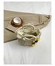 PRIAANSHA CREATIONS Trendy Retro Handwoven Handbag- CREAM