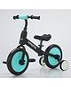 Babyhug 2 -1 Balance Bicycle 12 Inches - Green| Adjustable Seat Height| Removable Training Wheels| Removable Pedals| Puncture Proof Tyre