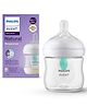 Philips Avent Natural Baby Feeding Bottle with AirFree Vent | No.1 Brand Recommended by Moms Worldwide | Ideal for 0 months+| Natural Response Technology Mimics Breastfeeding | Uniquely Designed Nipple releases milk only when baby drinks | Pack of 1 