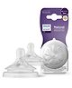 Philips Avent Natural Response Baby  Bottle Teat  Flow 1 Teats for Newborn Babies BPA Free - Pack of 2