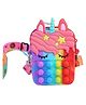 PLUSPOINT Pop It Bag Unicorn Purse for Girls Unicorn Pop It Bag 1Pc Funny Gift for Girls Pop it Bag for Girls Rainbow Purse for Kids Sling Bags for Girls
