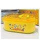 PLUSPOINT Stainless Steel Lunch Box For Kids Microwave Safe Insulated Tiffin Box Tableware Set Portable Containers Tiffin Box For School Boys, Girls (Astronaut-Yellow), 700 ML