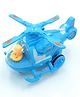 PLUSPOINT Helicopter Toy Friction Powered Push and go Mini Army Toys, Assorted Multicolored Helicopter for Kids (Helicopter)- Multi Color
