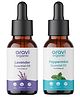 Aravi Organic 100% Pure Lavender & Peppermint Essential Oil For Hair Growth, Hair Fall Control And Skin Care (Pack Of 2)
