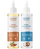 Aravi Organic 100% Pure Cold Pressed Almond Oil & Coconut Oil For Healthy Hair Growth Dandruff & Skin Care(Pack Of 2)