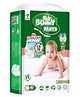 Bummy Pants  Super Dry Baby Diaper in New Born & XS sizes, 80 Count, 5D Core, Anti-Rash Layer, 12Hrs Protection, 0-5 kg