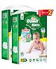 Bummy Pants  Super Dry Baby Diaper in Small size, 84 Pcs Diapers, 5D Core, Anti-Rash 4-8kg -84 Pieces