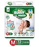 BUMMY PANTS Baby Diapers - Ultra Dry & Comfortable with 5D Cross Core Technology, 360° Soft Elastic Waistband & Up to 12-Hour Absorption | M | Pack of 1 | 72 Pieces