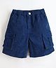 Cherry Crumble By Nitt Hyman Textured Shorts - Blue