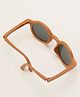 Priaansha Creations Portable Foldable Sunglasses - Brown