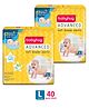 Babyhug Advanced Pant Style Diapers Large Pack of 2 - 20 Pieces Each